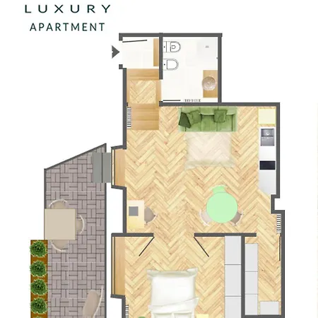 Casa Saba Luxury With Terrace Apartment